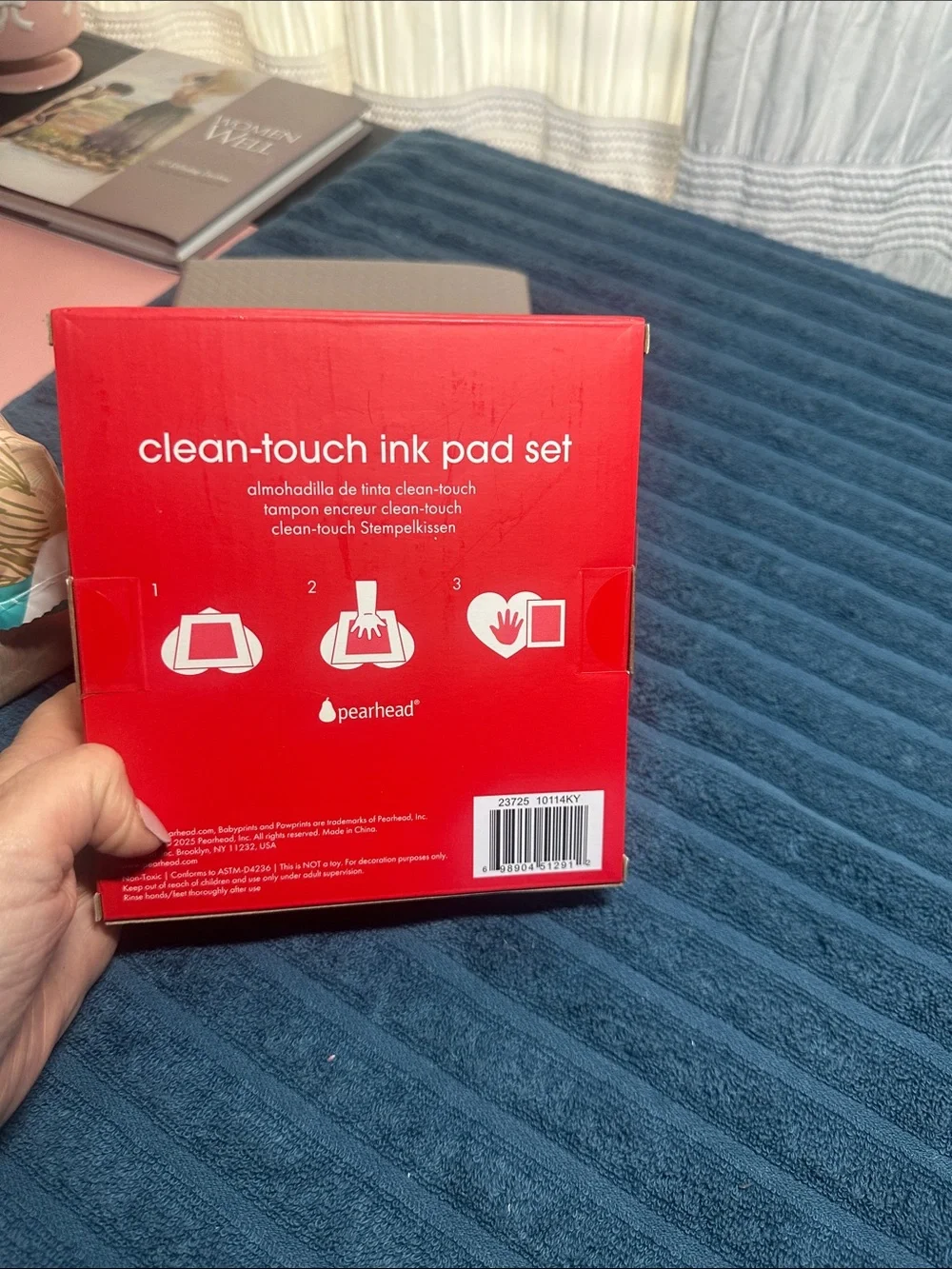Pampers Clean & Calm Cotton Blossom Baby Wipes,ubbi changing mat&hand/footprint